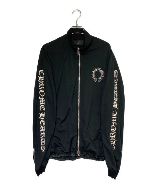 CHROME HEARTS（クロムハーツ）CHROME HEARTS (クロムハーツ) レザーパイピングトラックジャケット ブラック サイズ:XLの古着・服飾アイテム
