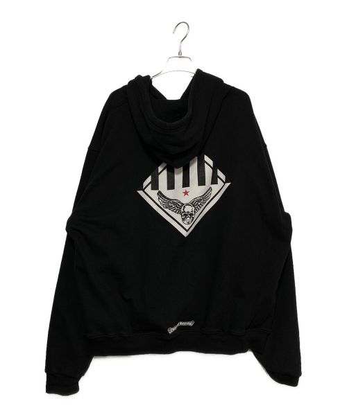 CHROME HEARTS（クロムハーツ）CHROME HEARTS (クロムハーツ) JOE FOTI (ジョー フォティ) ジップパーカー ブラック サイズ:XLの古着・服飾アイテム