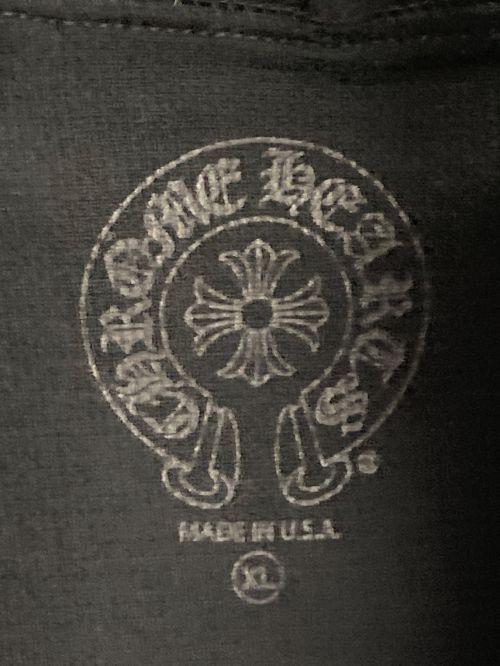 CHROME HEARTS（クロムハーツ）CHROME HEARTS (クロムハーツ) JOE FOTI (ジョー フォティ) ジップパーカー ブラック サイズ:XLの古着・服飾アイテム
