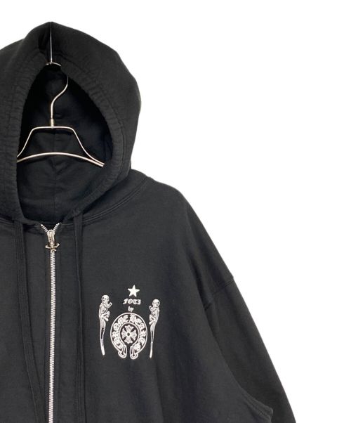 CHROME HEARTS（クロムハーツ）CHROME HEARTS (クロムハーツ) JOE FOTI (ジョー フォティ) ジップパーカー ブラック サイズ:XLの古着・服飾アイテム