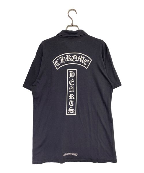 CHROME HEARTS（クロムハーツ）CHROME HEARTS (クロムハーツ) ポロシャツ グレー サイズ:Lの古着・服飾アイテム