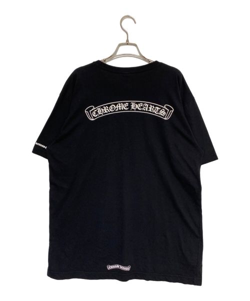 CHROME HEARTS（クロムハーツ）CHROME HEARTS (クロムハーツ) ロゴポケットTシャツ ブラック サイズ:XLの古着・服飾アイテム