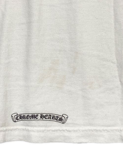 CHROME HEARTS（クロムハーツ）CHROME HEARTS (クロムハーツ) ロゴポケットTシャツ ホワイト サイズ:XLの古着・服飾アイテム