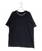 CHROME HEARTSクロムハーツ）の古着「ネックロゴポケットTシャツ」｜ブラック