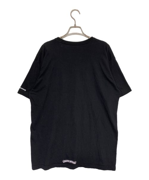 CHROME HEARTS（クロムハーツ）CHROME HEARTS (クロムハーツ) ネックロゴポケットTシャツ ブラック サイズ:XLの古着・服飾アイテム