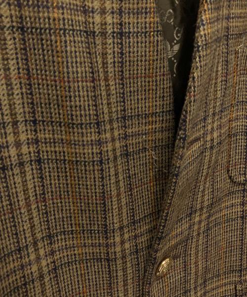 GUCCI（グッチ）GUCCI (グッチ) チェスターウールコート ブラウン×ベージュ サイズ:50の古着・服飾アイテム