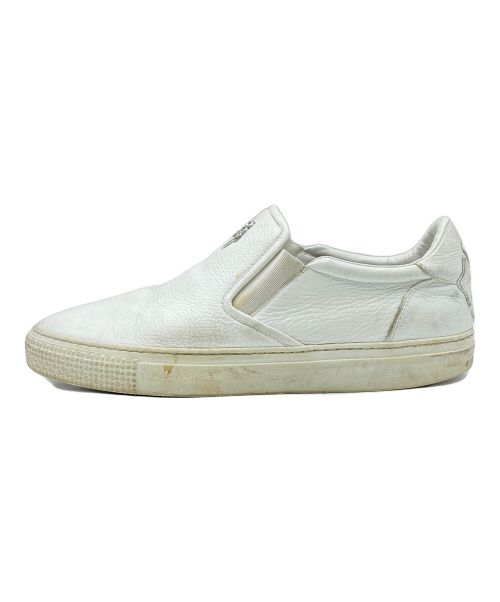 CHROME HEARTS（クロムハーツ）CHROME HEARTS (クロムハーツ) レザースリッポン ホワイト サイズ:43の古着・服飾アイテム