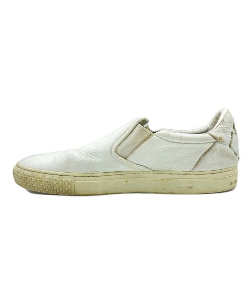 CHROME HEARTS（クロムハーツ）CHROME HEARTS (クロムハーツ) レザースリッポン ホワイト サイズ:43の古着・服飾アイテム