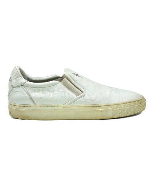 CHROME HEARTS（クロムハーツ）CHROME HEARTS (クロムハーツ) レザースリッポン ホワイト サイズ:43の古着・服飾アイテム