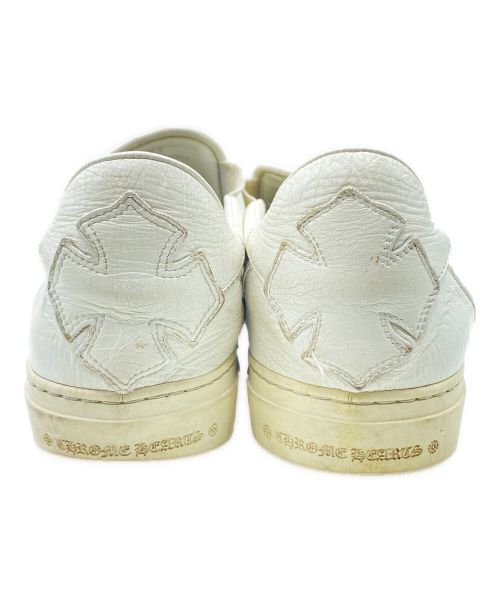 CHROME HEARTS（クロムハーツ）CHROME HEARTS (クロムハーツ) レザースリッポン ホワイト サイズ:43の古着・服飾アイテム