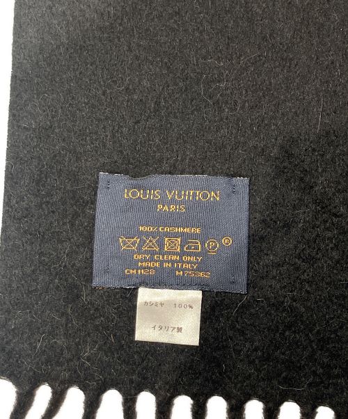LOUIS VUITTON（ルイ ヴィトン）LOUIS VUITTON (ルイ ヴィトン) エシャルプ ジェラム ブラックの古着・服飾アイテム