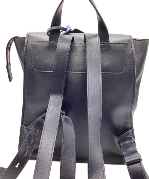 SMYTHSON（スマイソン）SMYTHSON (スマイソン) Heroスモールレザーバックパック ネイビーの古着・服飾アイテム