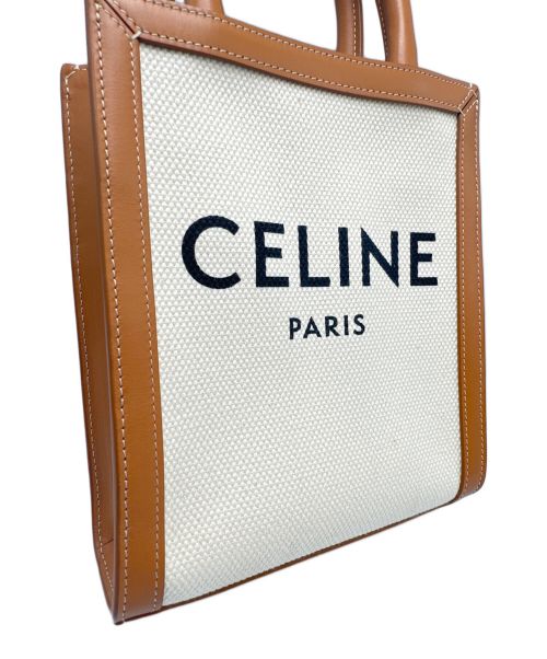 CELINE（セリーヌ）CELINE (セリーヌ) バーティカルカバ ミニ ブラウン サイズ:ミニの古着・服飾アイテム