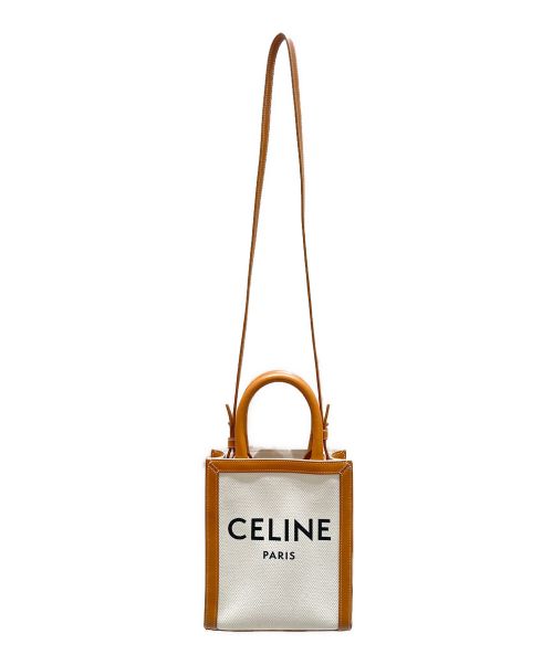 CELINE（セリーヌ）CELINE (セリーヌ) バーティカルカバ ミニ ブラウン サイズ:ミニの古着・服飾アイテム