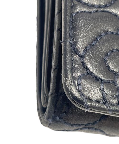 CHANEL（シャネル）CHANEL (シャネル) コンパクト ミニ カメリア No.5 ネイビーの古着・服飾アイテム