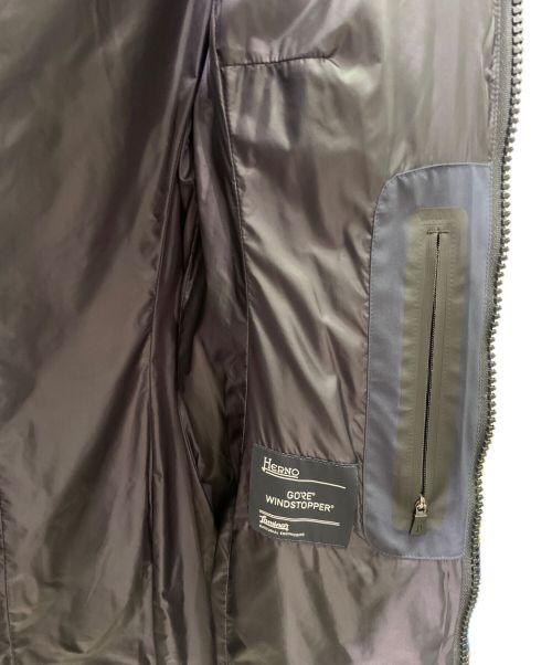 HERNO（ヘルノ）HERNO (ヘルノ) AMINAR GORE-TEX INFINIUM WINDSTOPPER/ダウンコート ネイビー サイズ:40 未使用品の古着・服飾アイテム