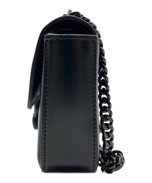 CELINE（セリーヌ）CELINE (セリーヌ) チェーン ショルダーバッグ キュイル トリオンフ  ブラックの古着・服飾アイテム