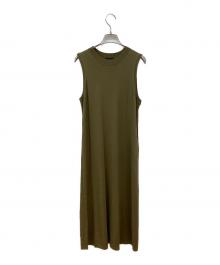 theory（セオリー）の古着「ノースリーブワンピース」｜カーキ