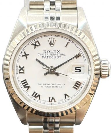 ロレックス　ROLEX デイトジャスト　79174 レディース腕時計 中古・古着通販】ROLEX (ロレックス) デイトジャスト26 Ref.79174 白