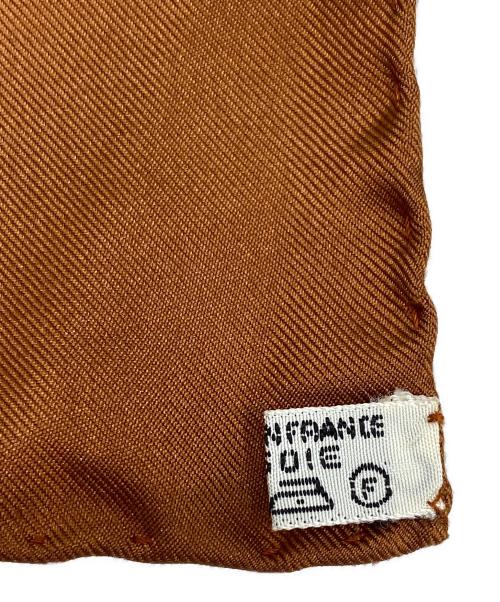 HERMES（エルメス）HERMES (エルメス) カレ90 ブラウン サイズ:90の古着・服飾アイテム