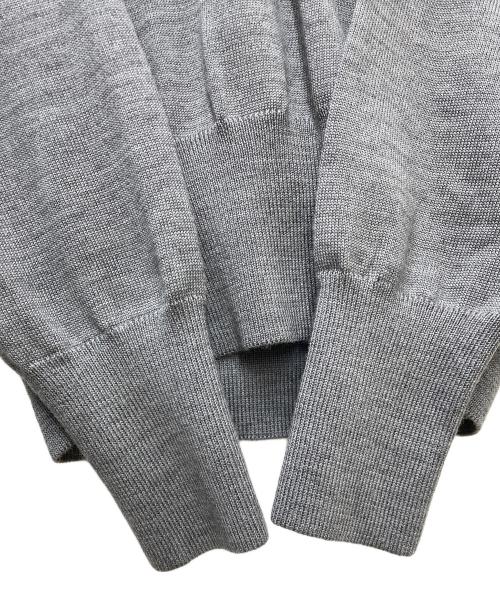 SINME（シンメ）SINME (シンメ) Vネックニット S23AW-08 グレー サイズ:Mの古着・服飾アイテム