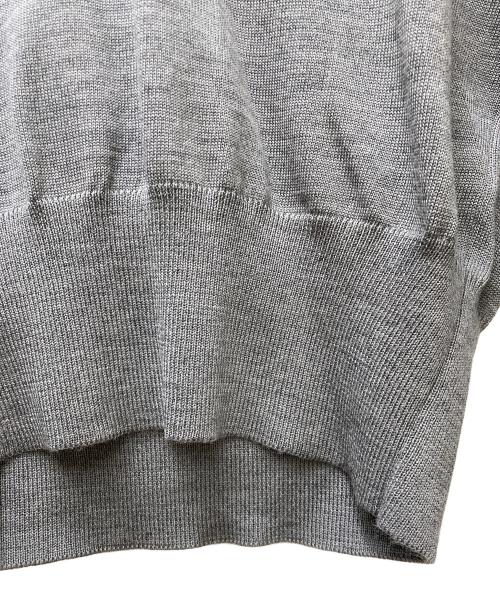 SINME（シンメ）SINME (シンメ) Vネックニット S23AW-08 グレー サイズ:Mの古着・服飾アイテム
