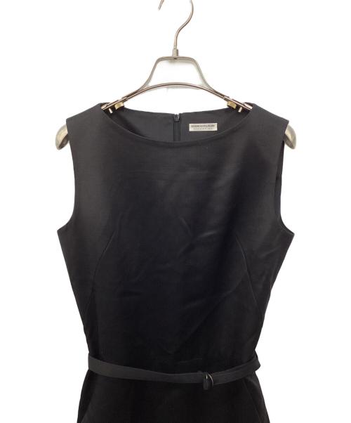 ESSENCE OF FLUXURY（エッセンスオブラクシュアリー）ESSENCE OF FLUXURY (エッセンスオブラクシュアリー) ノースリーブドレス ブラック サイズ:SIZE 36の古着・服飾アイテム