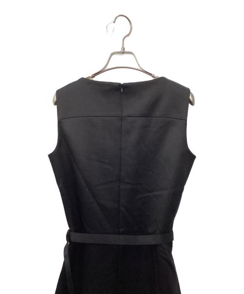 ESSENCE OF FLUXURY（エッセンスオブラクシュアリー）ESSENCE OF FLUXURY (エッセンスオブラクシュアリー) ノースリーブドレス ブラック サイズ:SIZE 36の古着・服飾アイテム