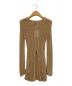 CLANE (クラネ) BACK SLIT CROCHET KNIT ライトブラウン サイズ:F：10000円