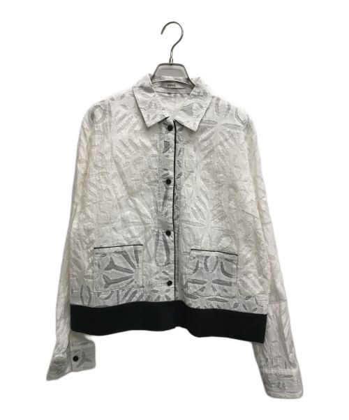 pelleq（ペレック）pelleq (ペレック) シャツジャケット ホワイト サイズ:36の古着・服飾アイテム