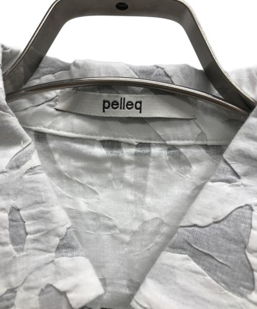 pelleq（ペレック）pelleq (ペレック) シャツジャケット ホワイト サイズ:36の古着・服飾アイテム