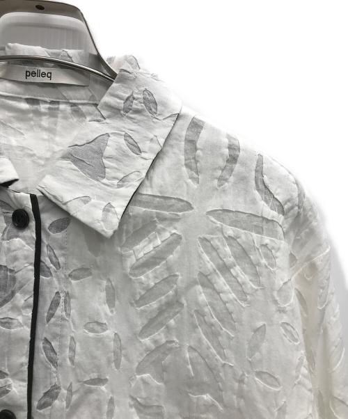 pelleq（ペレック）pelleq (ペレック) シャツジャケット ホワイト サイズ:36の古着・服飾アイテム