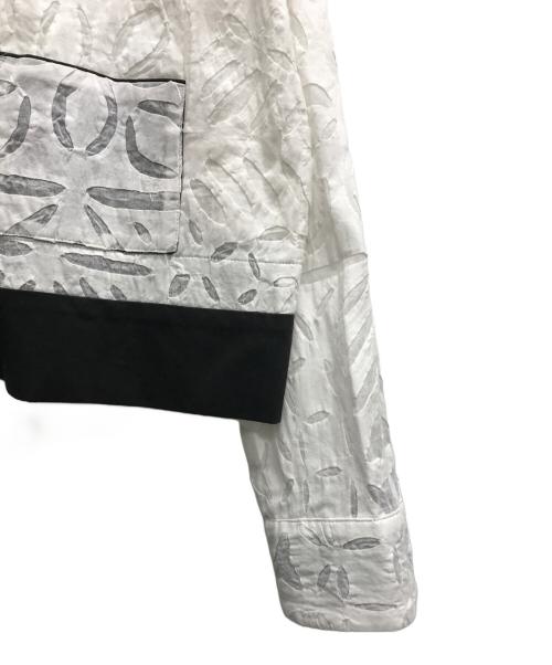 pelleq（ペレック）pelleq (ペレック) シャツジャケット ホワイト サイズ:36の古着・服飾アイテム