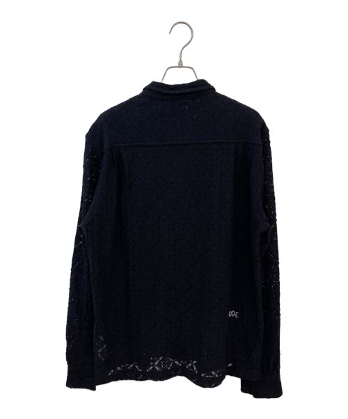 BODE（ボーディ）BODE (ボーディ) BODE LATTICE LACE LONG SLEEVE SHIRT ブラック サイズ:SM　の古着・服飾アイテム