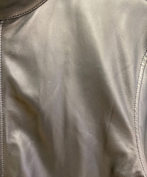 LOUIS VUITTON（ルイ ヴィトン）LOUIS VUITTON (ルイ ヴィトン) ラムレザージャケット ブラック サイズ:48の古着・服飾アイテム