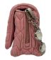MIU MIU (ミュウミュウ) ナッパクリスタルチェーンバッグ ピンク：80000円