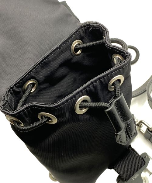 1017 ALYX 9SM（テンセブンティーン アリクス ナインエスエム）1017 ALYX 9SM (アリクス) ローラーコースターミニショルダーバッグ ブラック サイズ:-の古着・服飾アイテム