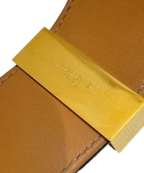 HERMES（エルメス）HERMES (エルメス) コリエ・ド・シアン ブラック×ゴールドの古着・服飾アイテム