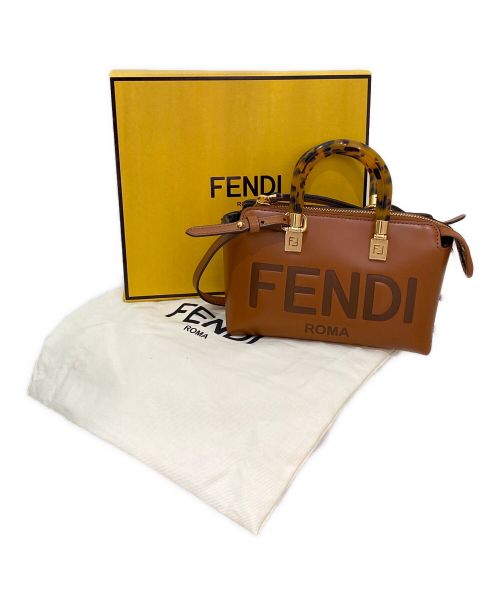 FENDI（フェンディ）FENDI (フェンディ) バイザウェイ ミニ ブラウン サイズ:ミニの古着・服飾アイテム