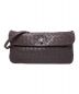 BOTTEGA VENETA（ボッテガベネタ）の古着「Intrecciato Shoulder Pochette（(イントレチャートショルダーポシェット）」｜ブラウン