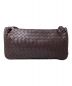 BOTTEGA VENETA (ボッテガベネタ) Intrecciato Shoulder Pochette（(イントレチャートショルダーポシェット） ブラウン サイズ:-：50000円