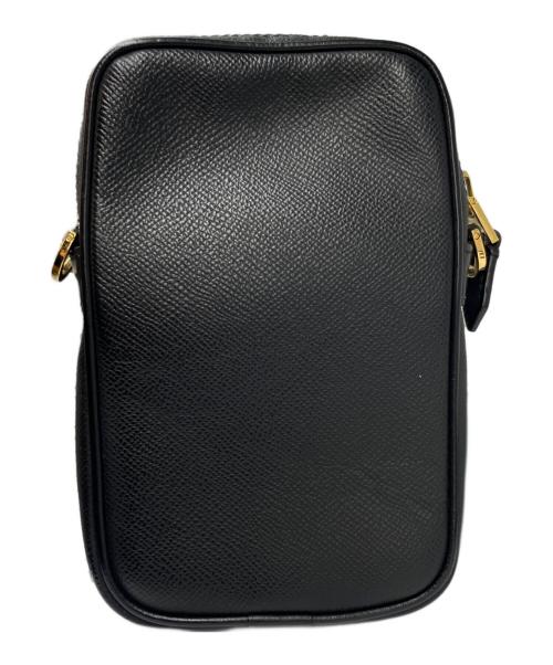 TOM FORD（トムフォード）TOM FORD (トムフォード) レザーショルダーバッグ/ショルダーポーチ ブラックの古着・服飾アイテム