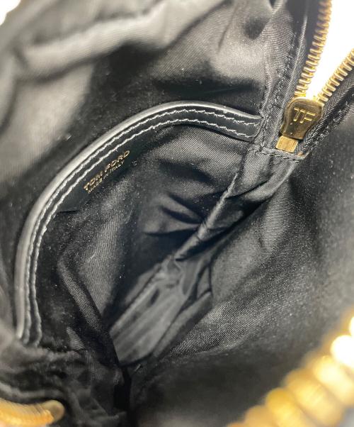 TOM FORD（トムフォード）TOM FORD (トムフォード) レザーショルダーバッグ/ショルダーポーチ ブラックの古着・服飾アイテム