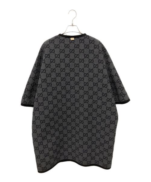 GUCCI（グッチ）GUCCI (グッチ) リバーシブルケープコート ブラック サイズ:36の古着・服飾アイテム