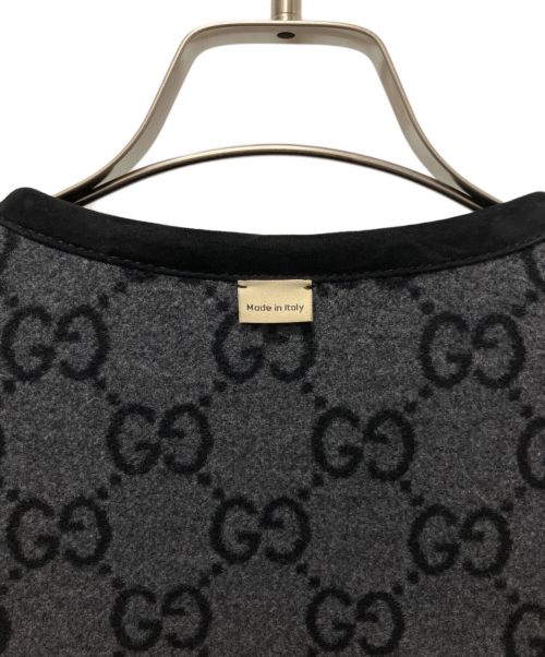 GUCCI（グッチ）GUCCI (グッチ) リバーシブルケープコート ブラック サイズ:36の古着・服飾アイテム