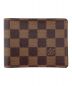 LOUIS VUITTON（ルイ ヴィトン）の古着「ダミエ ポルト・フォイユ・ミュルティプル」