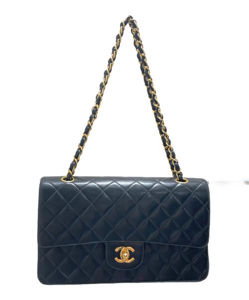 CHANEL（シャネル）CHANEL (シャネル) マトラッセ25 ブラック×ゴールド サイズ:25の古着・服飾アイテム