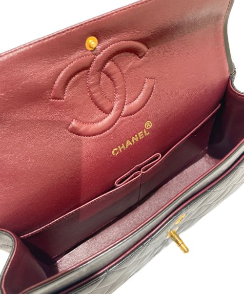 CHANEL（シャネル）CHANEL (シャネル) マトラッセ25 ブラック×ゴールド サイズ:25の古着・服飾アイテム