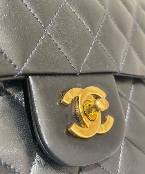 CHANEL（シャネル）CHANEL (シャネル) マトラッセ25 ブラック×ゴールド サイズ:25の古着・服飾アイテム
