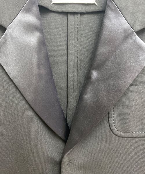 Maison Margiela（メゾンマルジェラ）Maison Margiela (メゾンマルジェラ) tuxedo jacket (タキシードジャケット) ブラック サイズ:42の古着・服飾アイテム